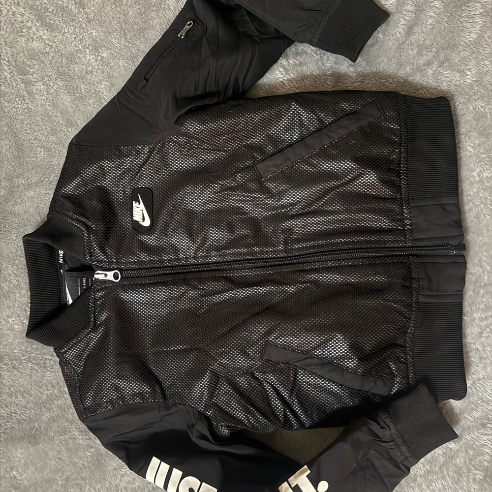 Nike Kids Black Bomber Jacket